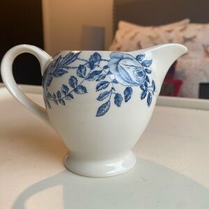 Churchill Blue Peony (Smooth) Creamer Pitcher Vintage England